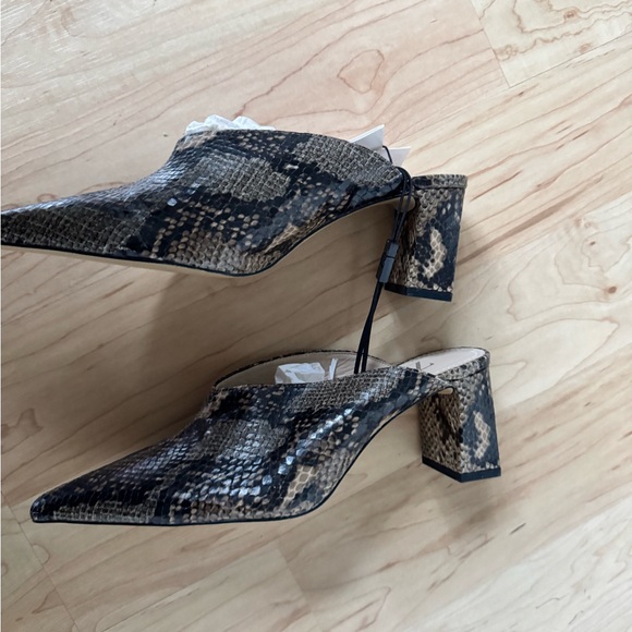 Zara snake print mules size 8 (39) - Picture 4 of 6
